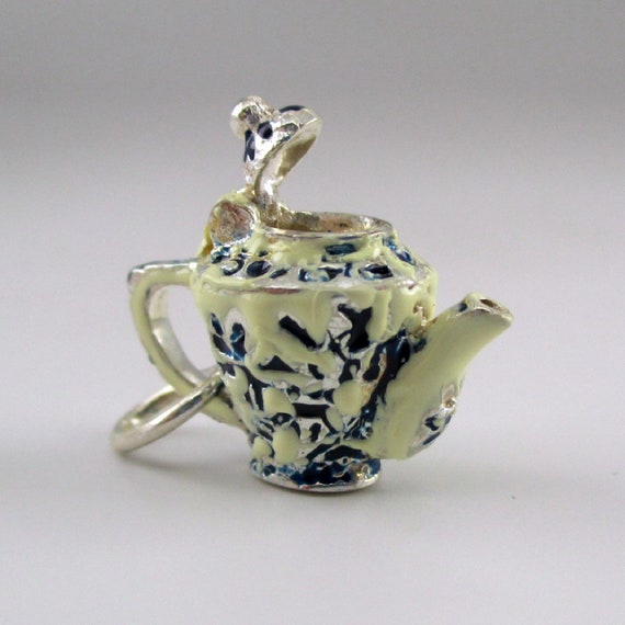 TEAPOT JEWELRY, Teapot Necklace, Teapot Pendant, … - image 2