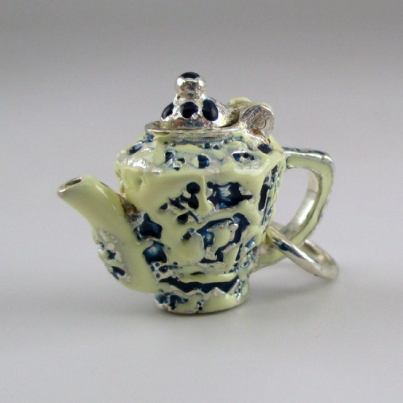 TEAPOT JEWELRY, Teapot Necklace, Teapot Pendant, … - image 1