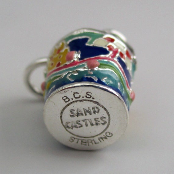 SAND BUCKET CHARM, Beach Charm, Sandcastle, Summe… - image 10