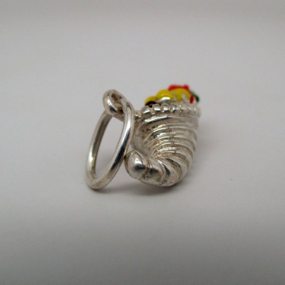 CORNUCOPIA CHARM, Cornucopia Necklace, Thanksgivi… - image 9
