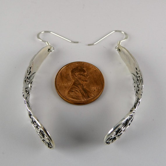Casual Elegance Sterling Silver Scroll Design Ear… - image 5