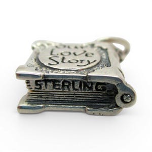Sterling SIlver Our Love Story Box Charm for Bracelet Girlfriend Wife Gift New image 8
