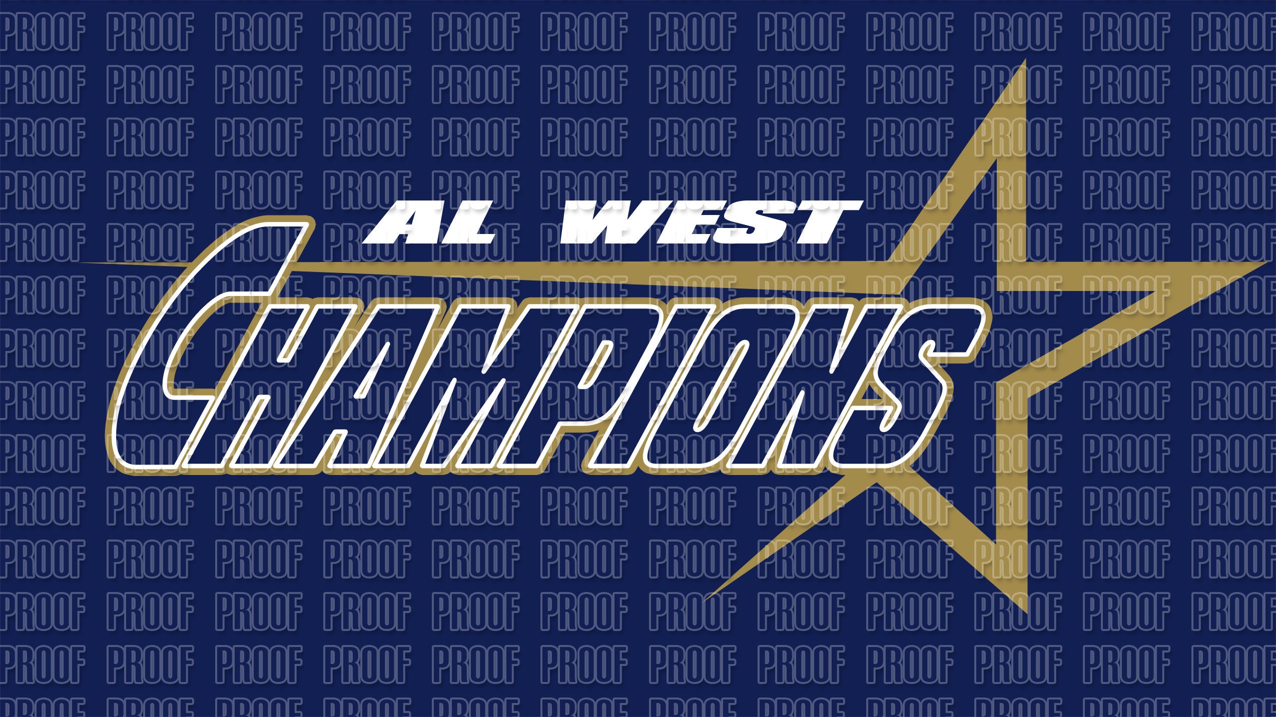 Astros Al West Champions Etsy