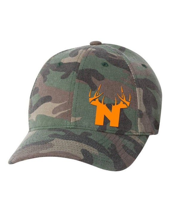 Bucks of Nebraska N Orange Logo on Camo 