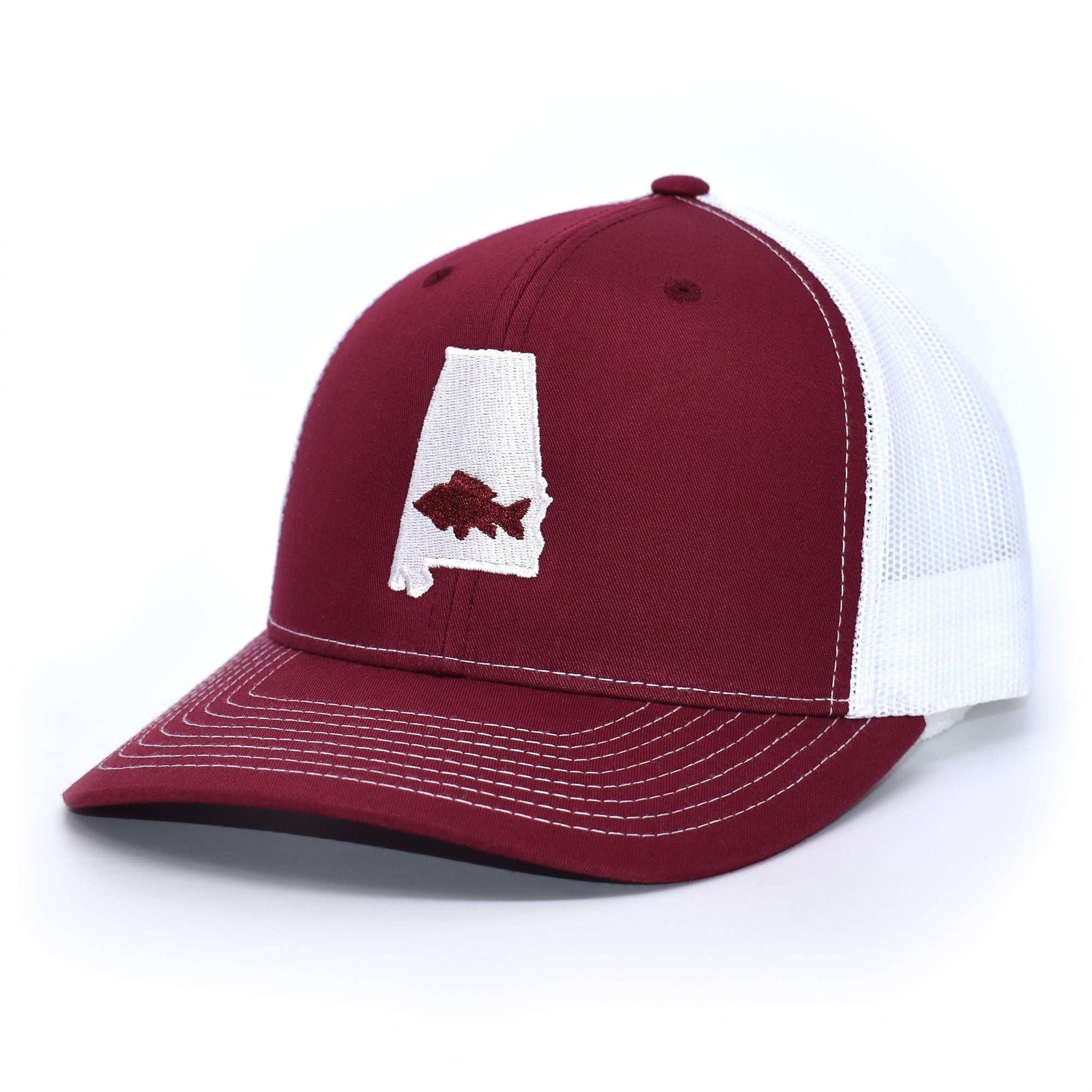 Alabama Carp Fishing Hat Crimson White Etsy
