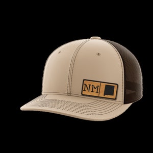 New Mexico Homegrown Collection Leather Patch Hat