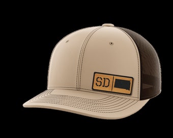 South Dakota Homegrown Collection Leather Patch Hat