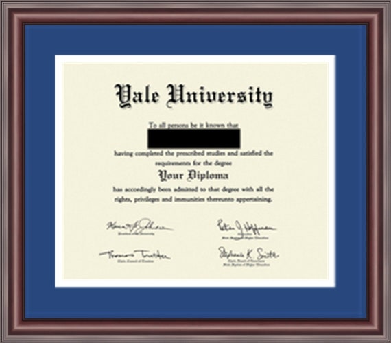 yale college diploma