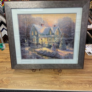 BLESSINGS OF CHRISTMAS Blessings of Christmas by Thomas Kinkade Framed 33x29