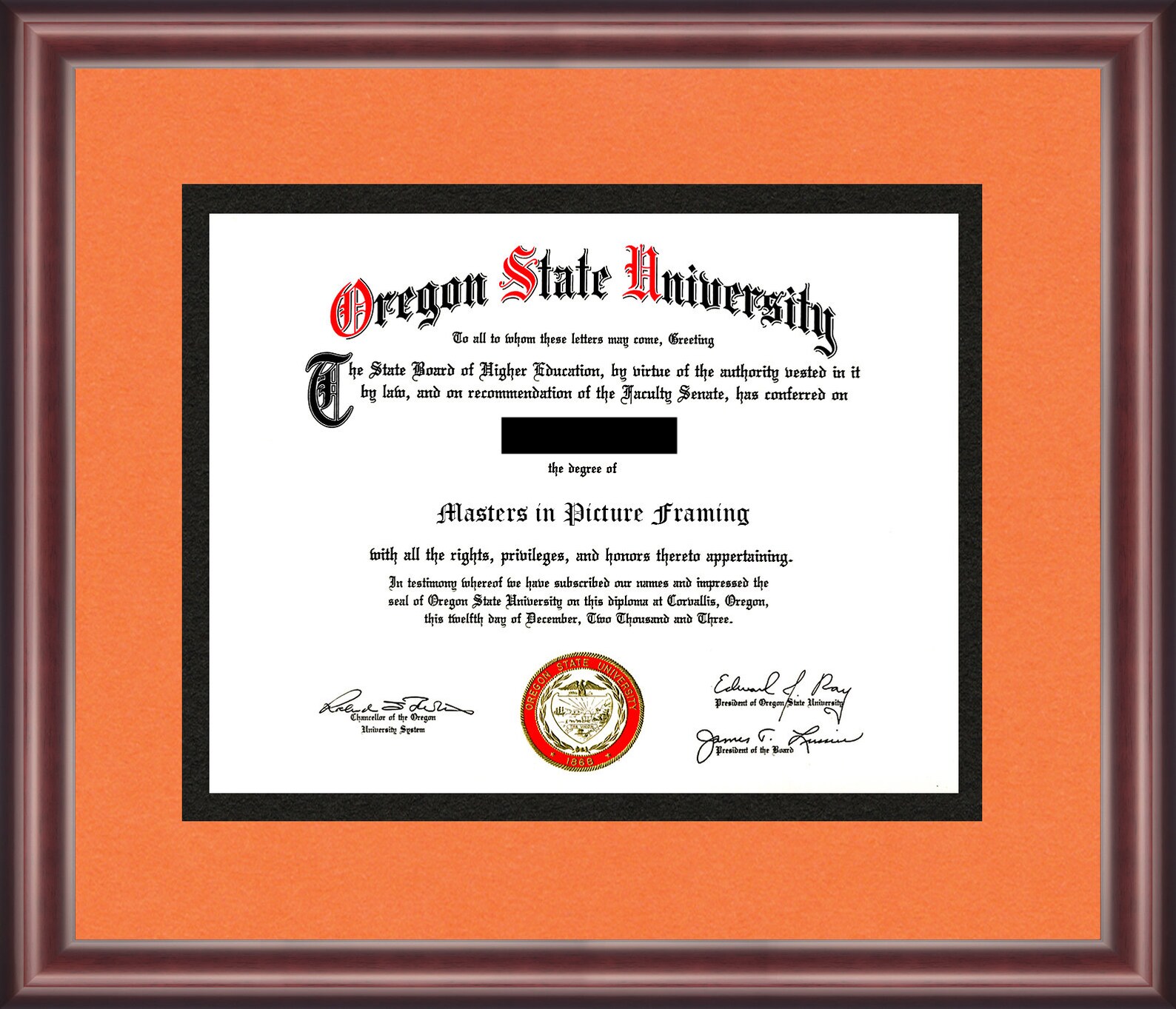 oregon state university honors thesis