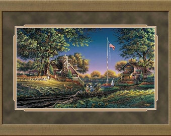 Good Morning, America!- by Terry Redlin Framed