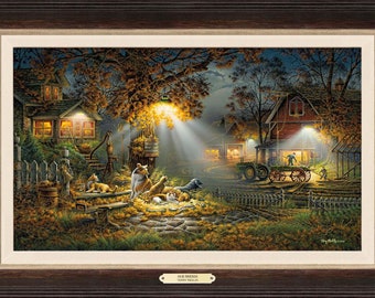 Our Friends- by Terry Redlin Framed