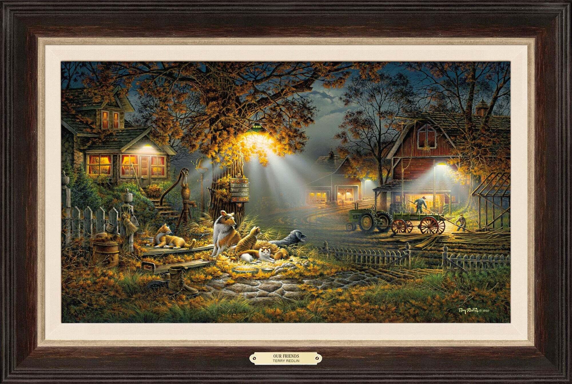Our Friends by Terry Redlin Framed