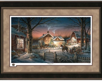 What is the value of an unframed 'Evening with Friends' print