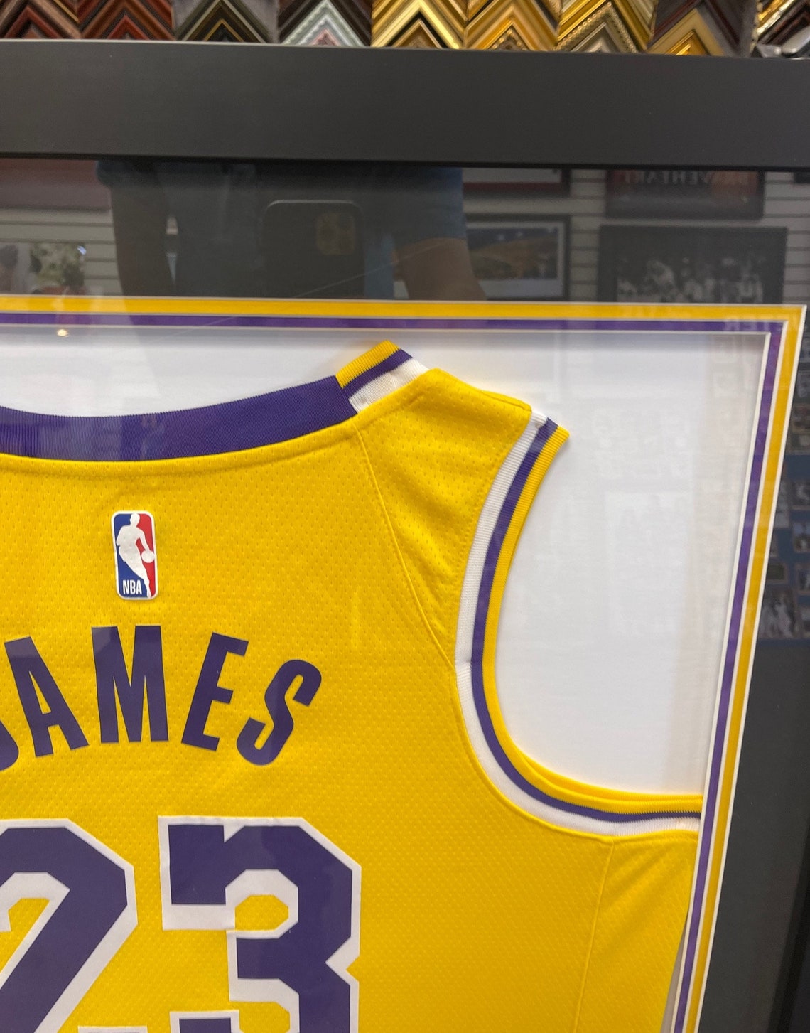 Lebron James Lakers 23 Jersey Framed | Etsy