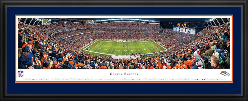Mile High Stadium Picture Denver Broncos Panoramic