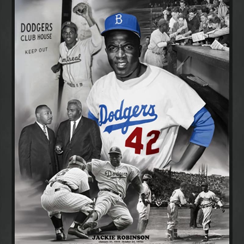 Jackie Robinson Poster - Etsy