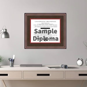 Brown University Diploma Frame