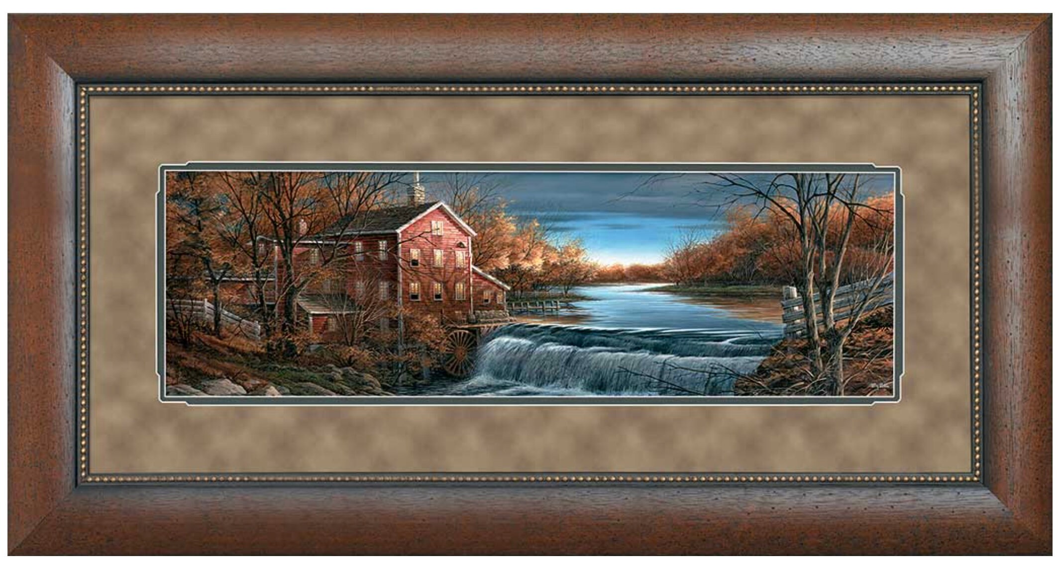 Autumn Afternoon- by Terry Redlin Framed