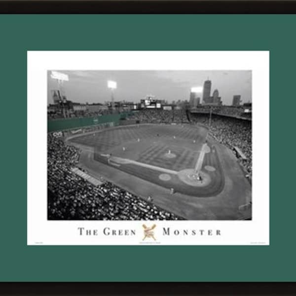 Fenway Park Green Monster Wall Art - Etsy