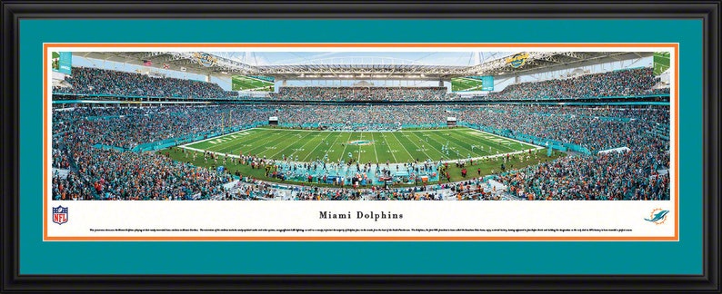 Miami Dolphins Panoramic Picture Hard Rock Stadium