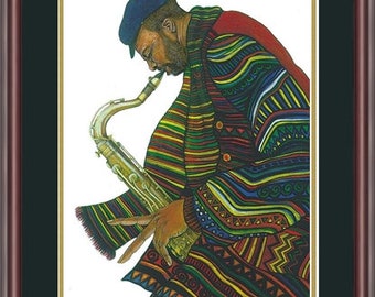 Jazzin By Charles Bibbs Framed