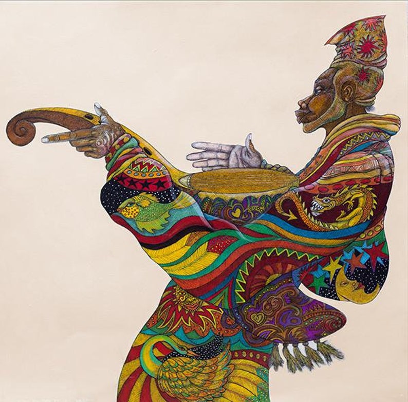 The Music Man By Charles Bibbs Etsy