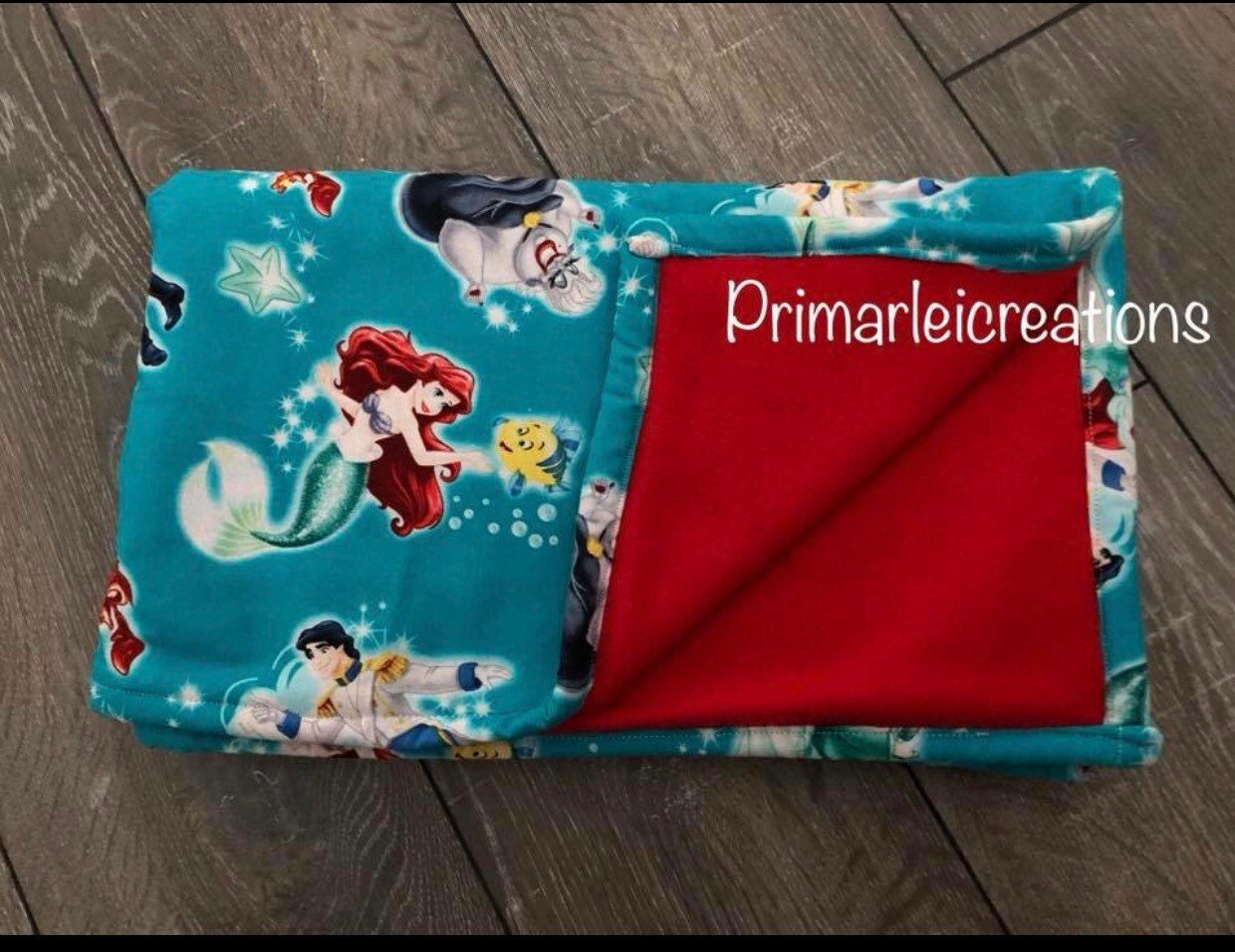 Little Mermaid Baby Blanket Etsy
