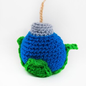 Crochet Bomb Flower from Legend of Zelda