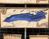 Wooden Lake Ontario Bathymetric Map