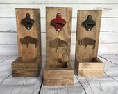 Rustic Buffalo Bottle Openers