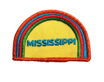 Vintage 1970s Mississippi Sew-on Patch