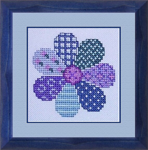 Patchwork flower Etsy