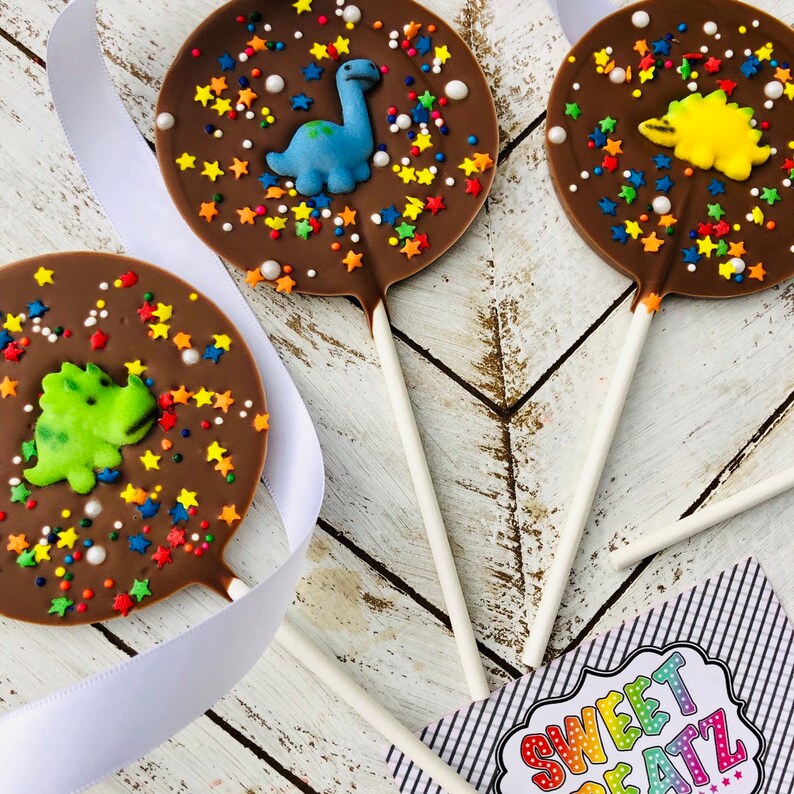 Dinosaur Lollipops Dino lollipops Dino Party Favors Dino Etsy