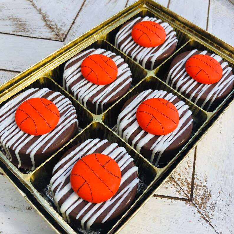 Basketball Chocolate basketball Oreos basketball cookies Etsy