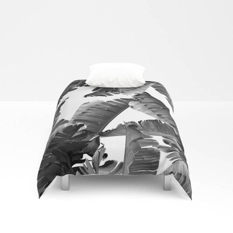 Black & White Duvet Cover Full Queen King Coastal Bedroom Etsy