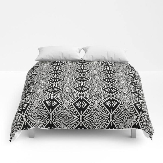 Bohemian Comforter Full Queen King Duvet Tribal Diamond Etsy