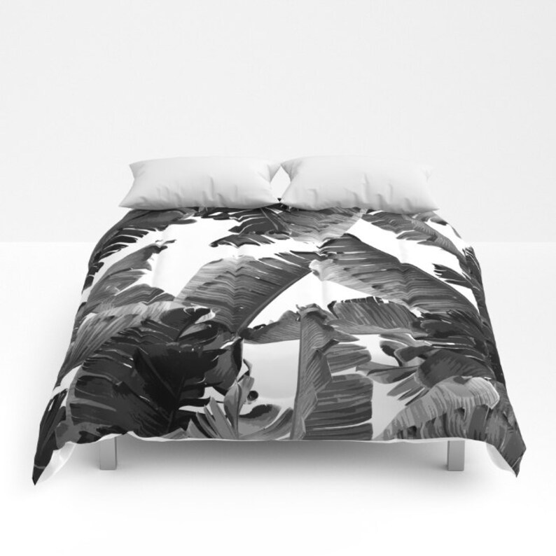 Black & White Duvet Cover Full Queen King Coastal Bedroom Etsy
