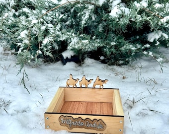 Personalized Three Kings Day Wooden Gift Box, Reyes Magos Keepsake