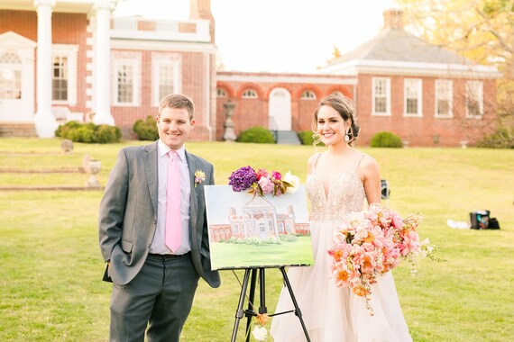 Live Wedding Painting Washington Dc Maryland Virginia Etsy