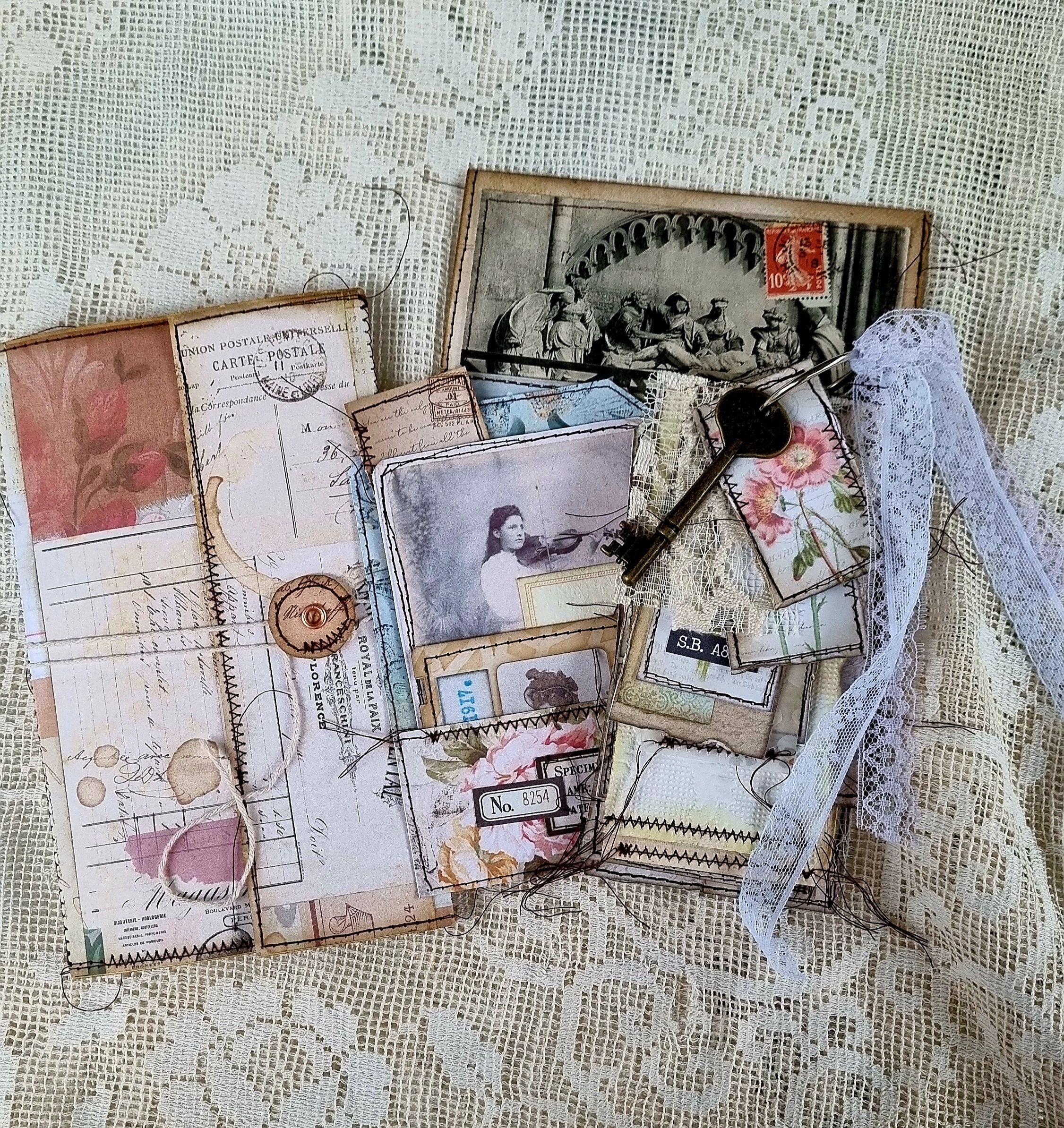 Assorted Handmade Ephemera Loaded Ephemera Folio Etsy Australia