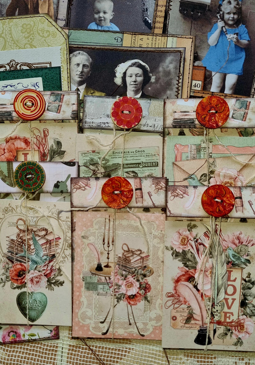 Handmade Ephemera Bundle Assorted Handmade Ephemera Bundle Etsy Australia