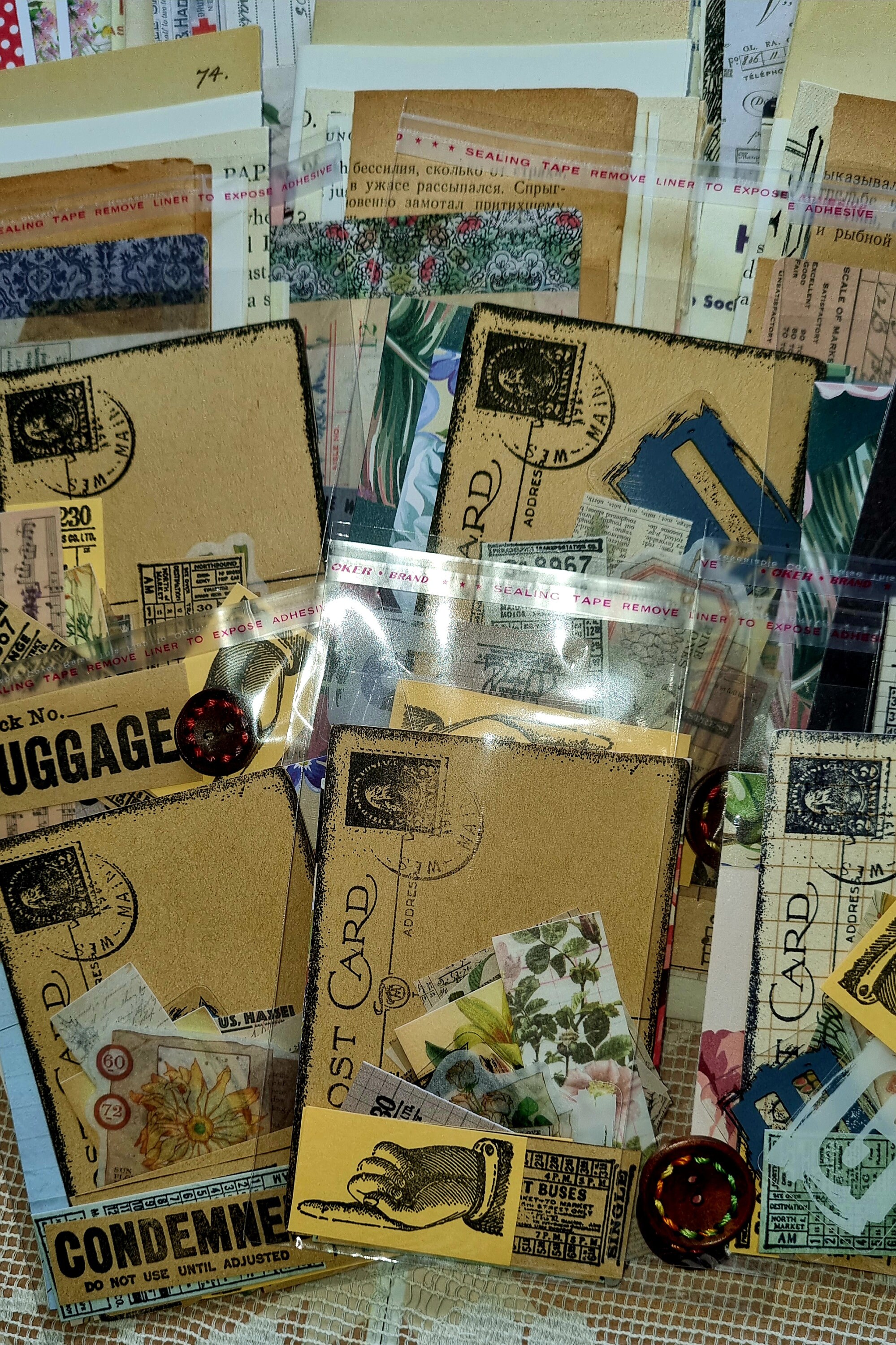 Handmade Ephemera Bundle Assorted Handmade Ephemera Bundle Etsy Australia