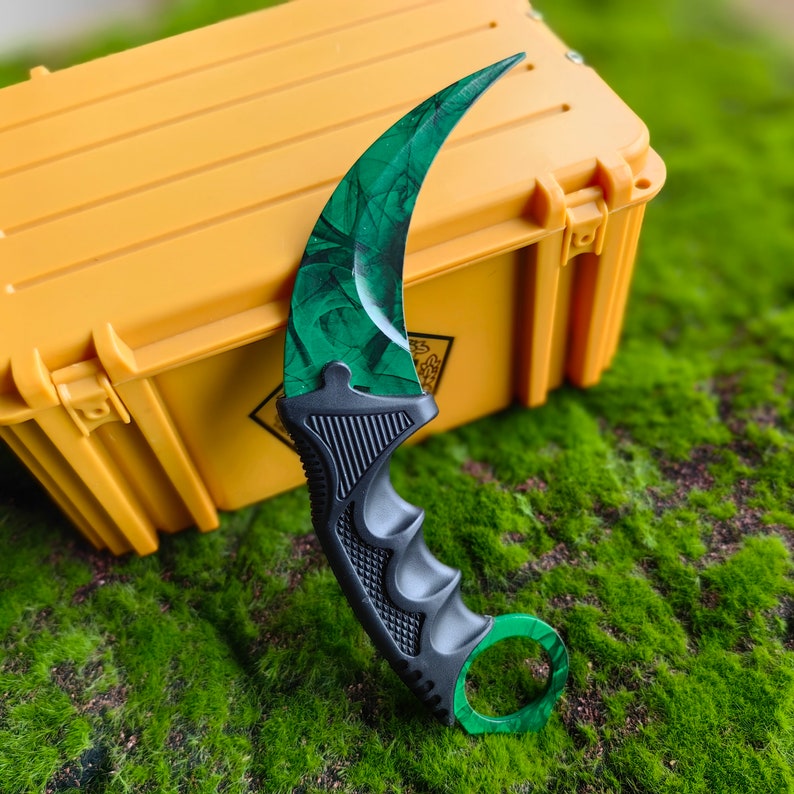 CSGO Gamma Doppler Karambit Trainer: Steel Cosplay Knife Gift Box - Etsy