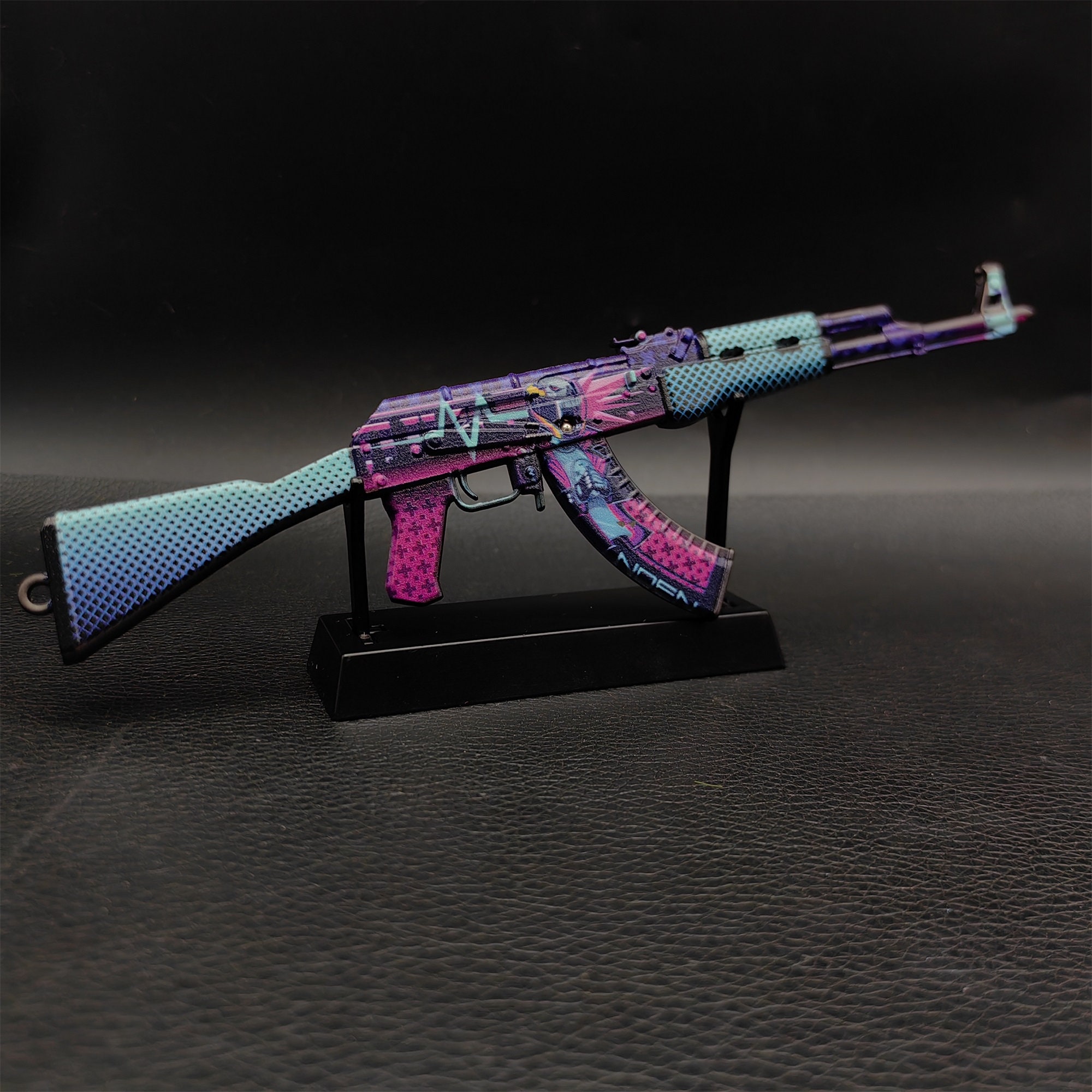 CSGO AK47 Neon Rider Skin Small Scale Replica Neon Rider AK47 1/6 Scale ...
