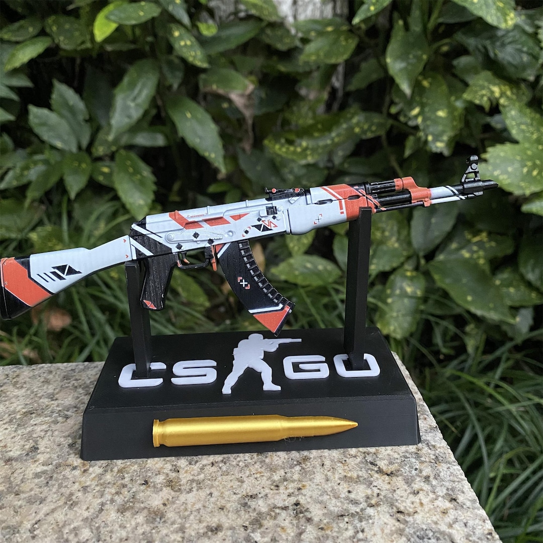 CSGO Asiimov AK47 Mini Scale Replica Tiny CS2 AK-47 Metal Craft for ...