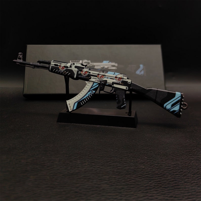CSGO AK47 Vulcan Skin Small Size Replica Vulcan AK47 1/6 Scale Metal ...