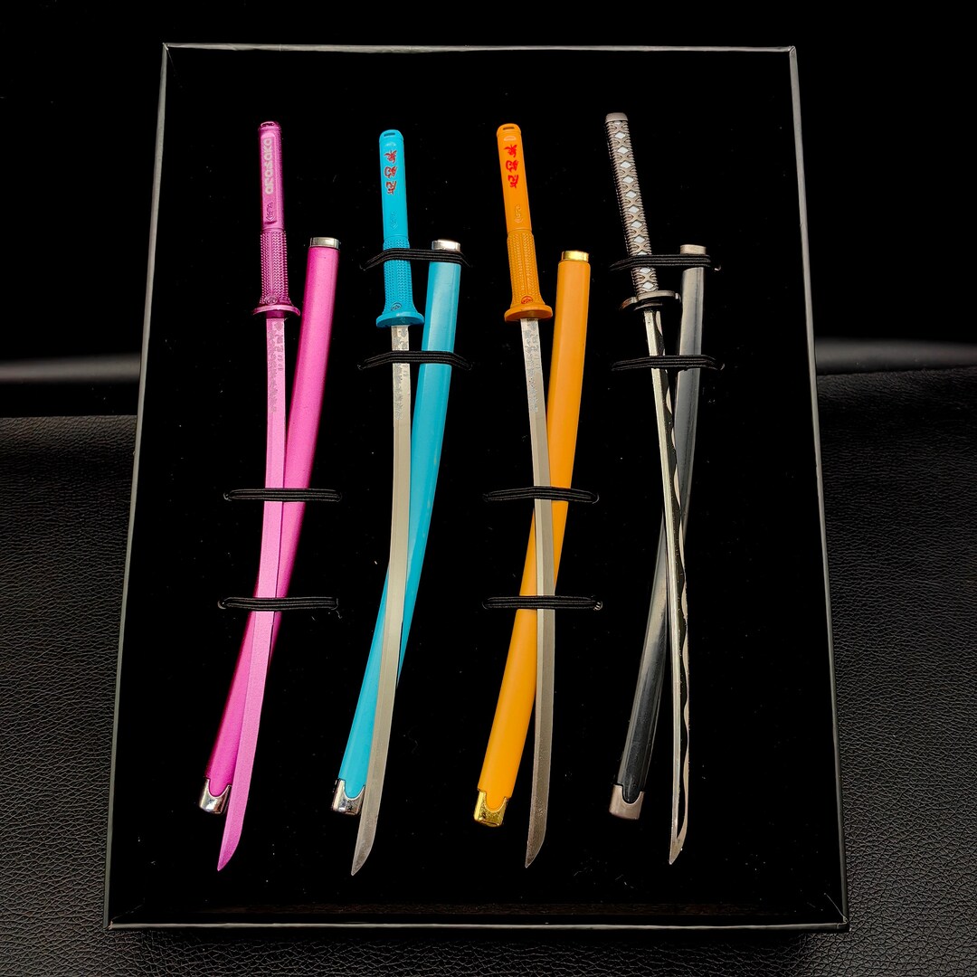 Cyberpunk Iconic Katana Satori Sword Pink Cocktail Stick Katana Yellow