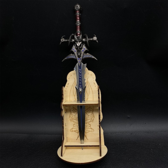Frostmourne Sword Metal Replica Baphomet Head Sword Lich King