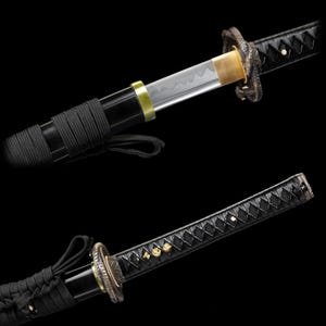 Handgefertigt Drachen Tsuba Katana Skyrim Oblivion Klassische Klinge Schwert Akavir Krieger Katana Für die Sammlung Bild 7